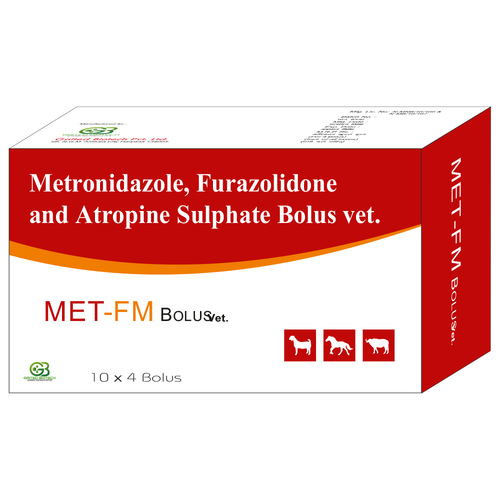 metronidazole furazolidone & atropine sulphate bolus met-fm